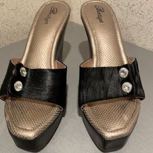 Bridget open platform shoe